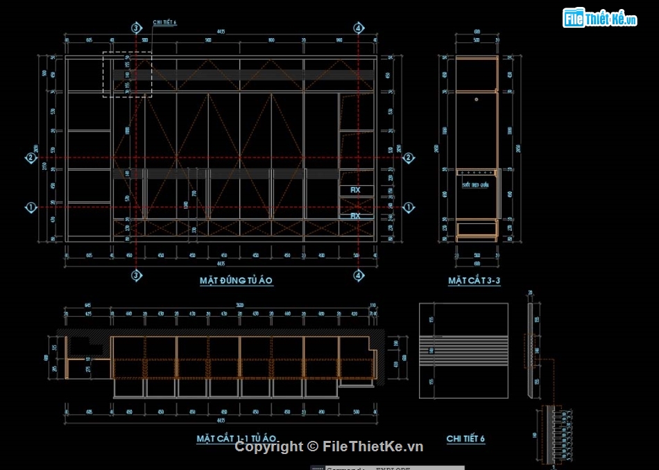 Hồ sơ thiết kế nội thất,cad nội thất,bản vẽ nội thất nhà phố,Bản vẽ nội thất autocad